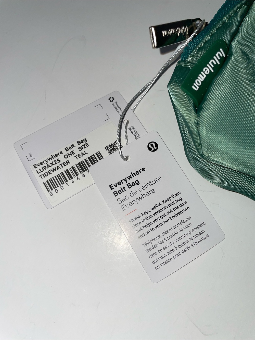 NWT lululemon Tidewater Teal Everywhere Belt Bag - Picture 2 of 6